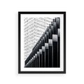 Plakat w ramie 30x40 - Architektura Stopniowa - architektura, budynki - rama czarna