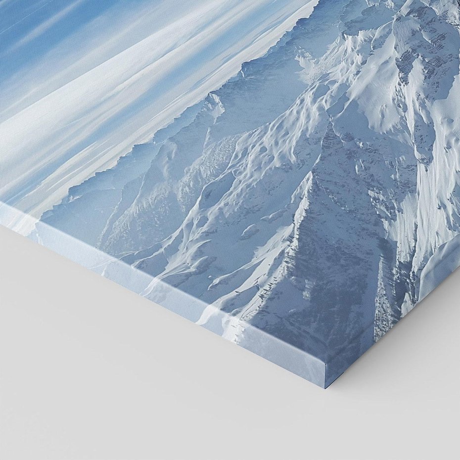 Obraz na płótnie 120x80 - Mroźne góry zima w pełnym rozkwicie - góry, zima