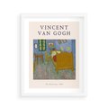 Plakat w ramie 40x50 - Reprodukcja van Gogha - vincent van gogh, reprodukcja - rama biała