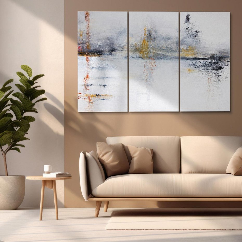 Obraz na płótnie 120x80 - Kontrastujące Chaosy - abstrakcja, kontrast