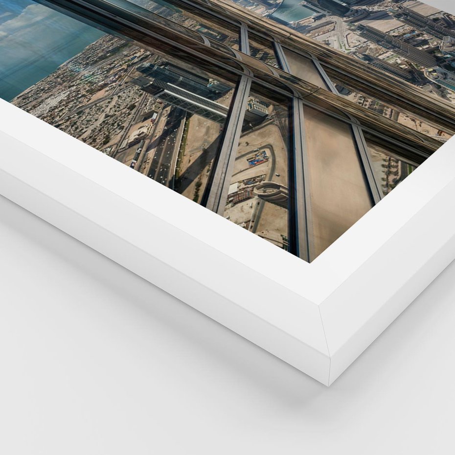 Plakat w ramie 30x40 - Architektura Budynków - budynki, architektura - rama biała