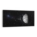 Obraz na płótnie 140x70 - spotkanie z gwiazdami - księżyc, gwiazdy