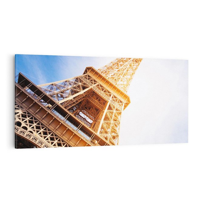 Obraz na płótnie 100x50 - Eiffla - ikona Paryża - Eiffla, Paryż