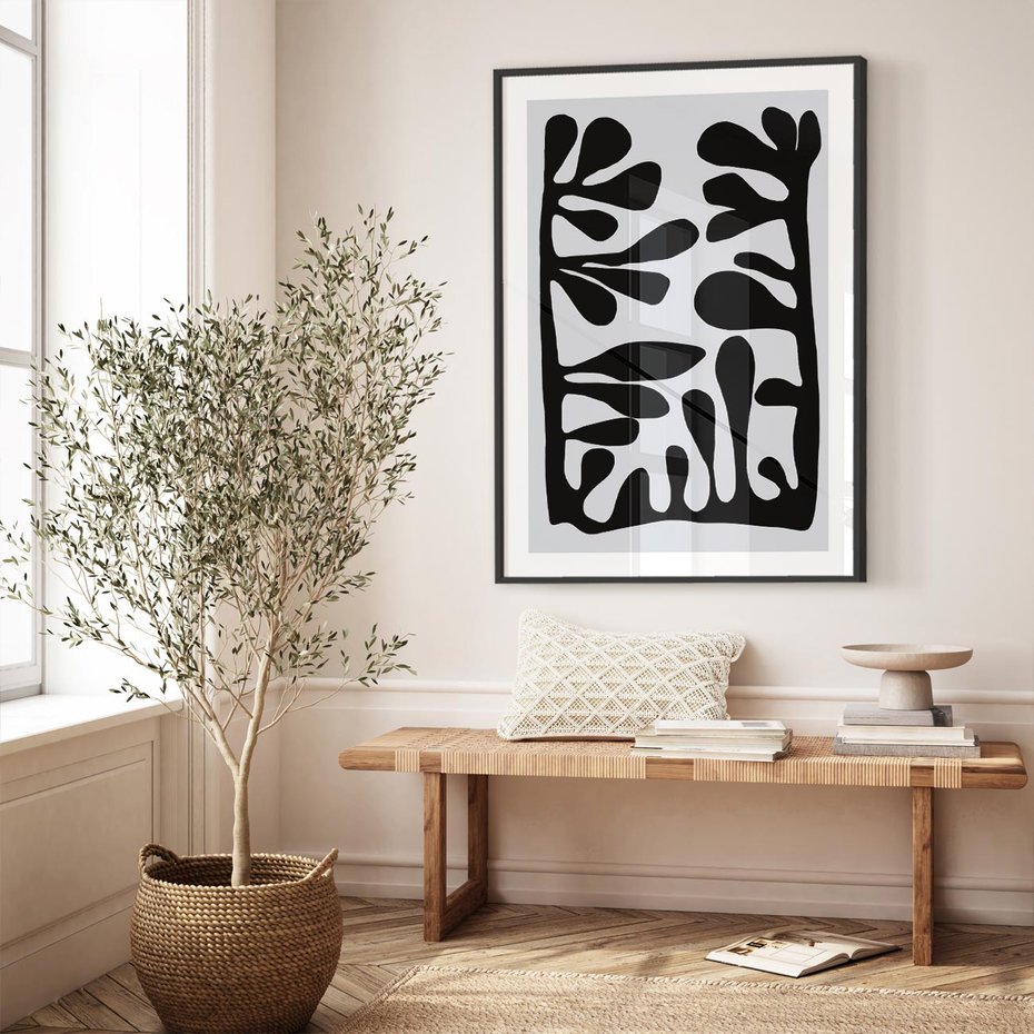 Plakat bez ramy 21x30 - Taniec Kształtów - matisse, sztuka nowoczesna