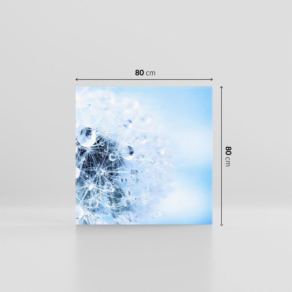 Obraz na płótnie 80x80 - Kwiatowa abstrakcja - abstrakcja, kwiat