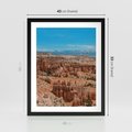 Plakat w ramie 40x50 - Wielki Kanion - wielki kanion, krajibraz - rama czarna