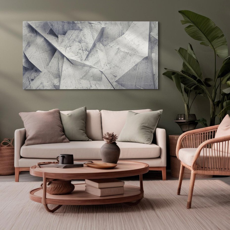 Obraz na płótnie 100x50 - Architektura w trójwymiarowym wymiarze - architektura, 3D