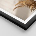Plakat w ramie 40x50 - Swobodne trawy boho - boho, suche - rama czarna