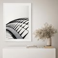 Plakat bez ramy 40x50 - Dynamiczne Kształty - architektura, obłe kształty