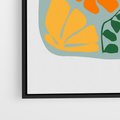 Obraz w ramie 70x100 - Kolorystyczna Ekspresja - czajnik, abstrakcja - rama czarna