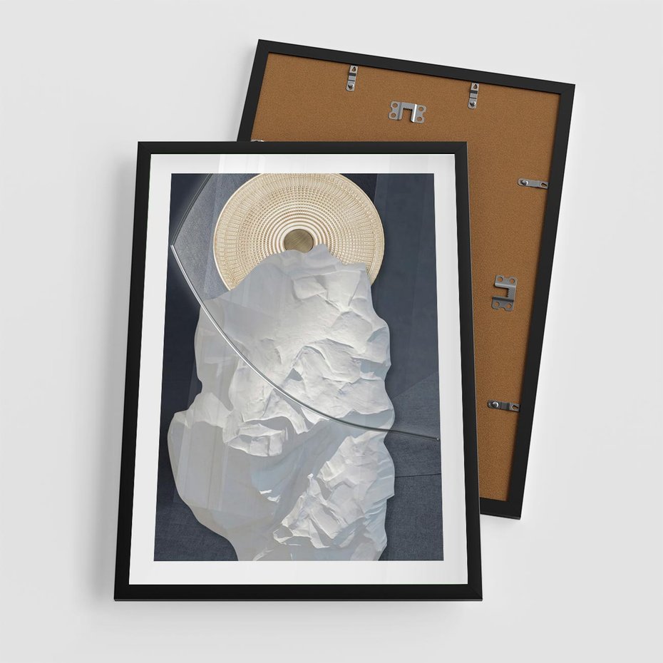 Plakat w ramie 50x70 - Wyraz Twojej Wyjątkowości - sztuka, nowoczesna - rama czarna