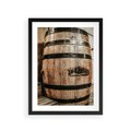 Plakat w ramie 30x40 - Rustykalna Whisky - beczka whiskey, jack daniel's - rama czarna