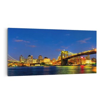 Obraz na płótnie 120x60 - Symbol Manhattanu - most, Nowy Jork