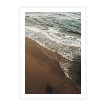 Plakat bez ramy 30x40 - Spokój nad plażą - plaża, morze