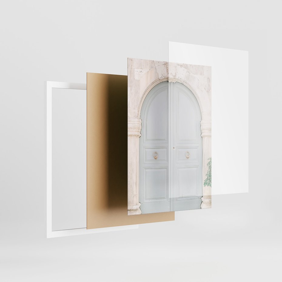 Zestaw obrazy w ramie 40x50 galeria - Podróże, wakacje, typografia, Włochy - rama biała