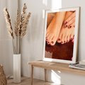 Plakat w ramie 40x50 - Manicure i Pedicure - manicure, pedicure - rama drewno