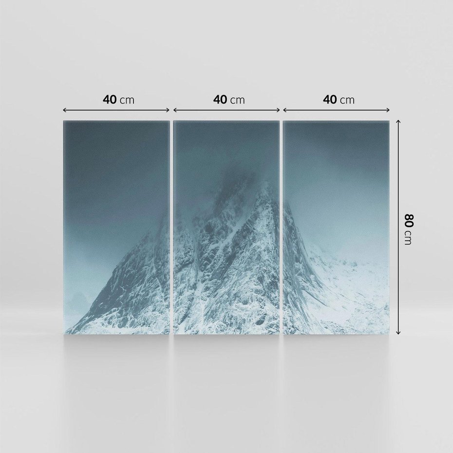 Obraz na płótnie 120x80 - Skandynawski pejzaż - skadynawski, pejzaż