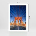 Plakat bez ramy 21x30 - Most architektoniczne arcydzieło - most, architektura