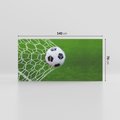Obraz na płótnie 140x70 - Sportowa rywalizacja - bramka, piłka
