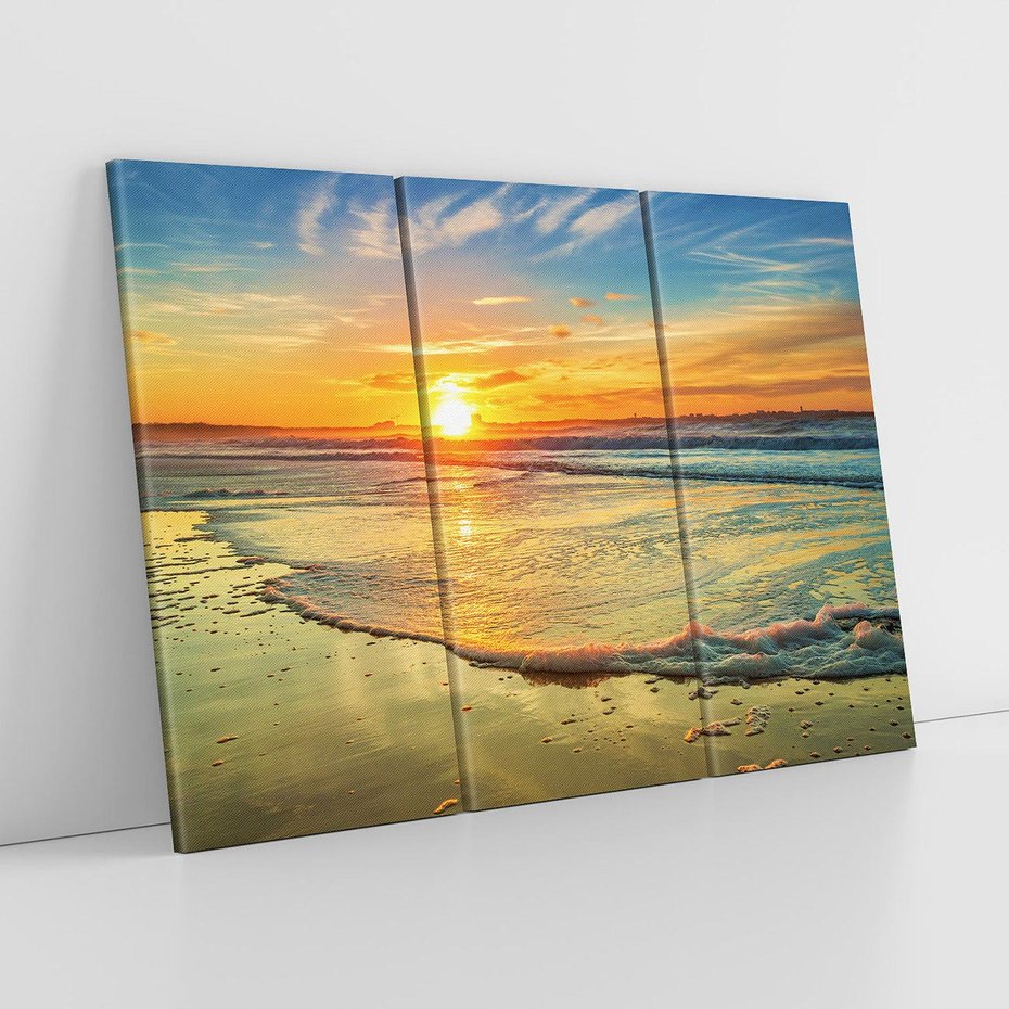 Obraz na płótnie 120x80 - Magia Chwil - zachód słońca,