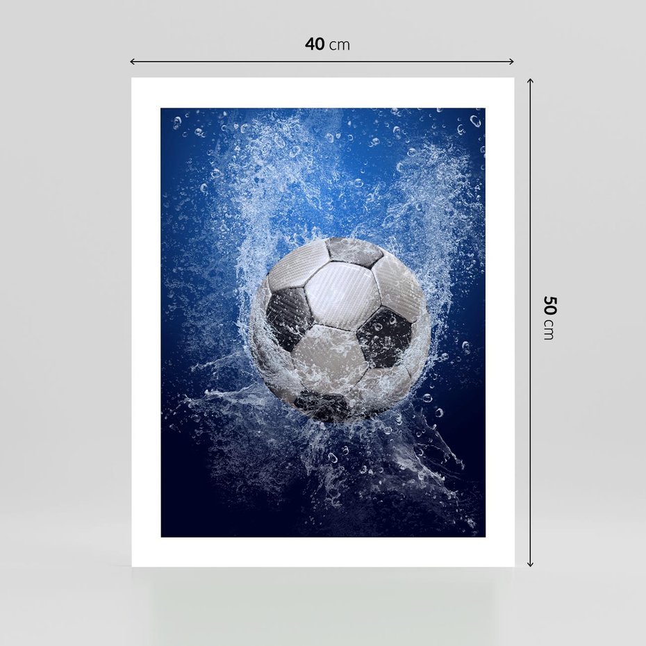 Plakat bez ramy 40x50 - Młodzieżowy Zapał - piłka, młodzieżowy