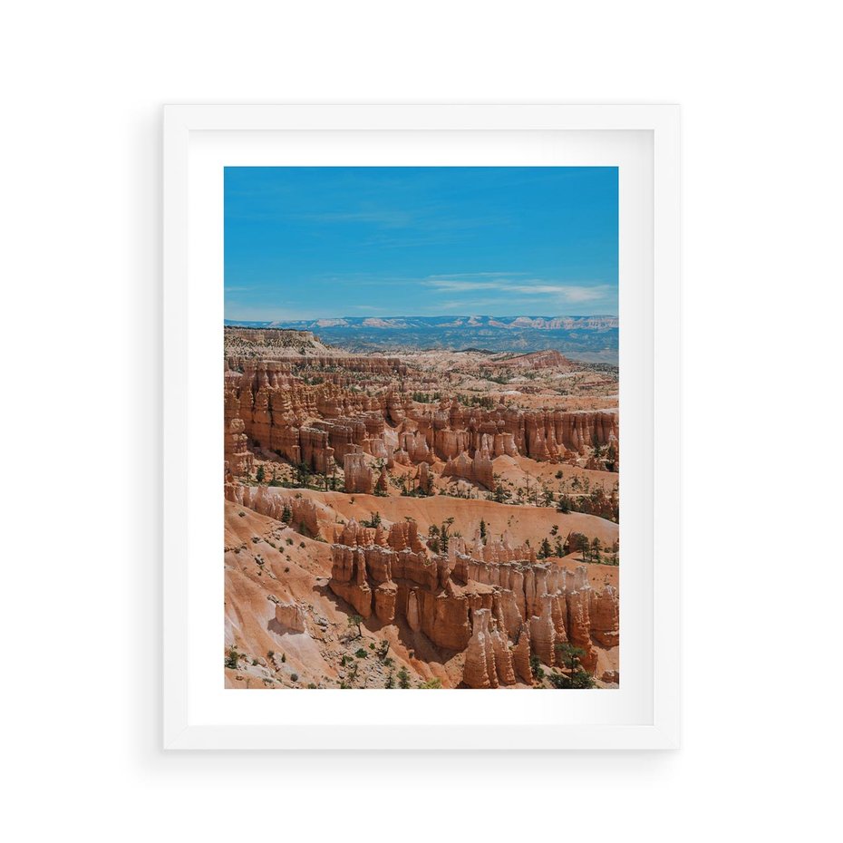 Plakat w ramie 40x50 - Wielki Kanion - wielki kanion, krajibraz - rama biała