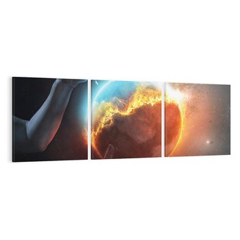 Obraz na płótnie 150x50 - Nieznane przestrzenie - planeta, kosmos