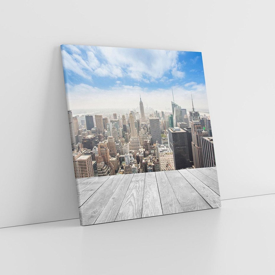 Obraz na płótnie 80x80 - Nowojorska energia miejsca - Nowy Jork, miasto