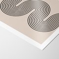 Plakat bez ramy 21x30 - Bezgraniczne Odbicia - abstrakcyjne linie, geometria
