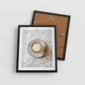 Plakat w ramie 40x50 - Kawa w Perfekcji - kawa w filiżance, cappuccino - rama czarna