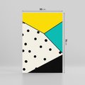 Obraz na płótnie 50x70 - Wesołe Geometryczne Kształty - geometryczne kształty, abstrakcja