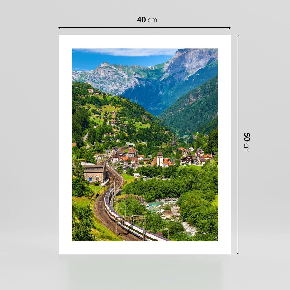 Plakat bez ramy 40x50 - Magiczne Horyzonty - pejzaż, perspektywa