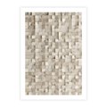 Plakat bez ramy 30x40 - Geometryczne 3D: Abstrakcyjna Harmonia - geometryczne, 3D