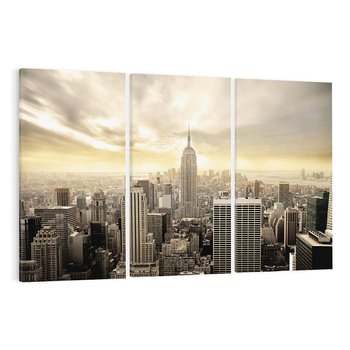 Obraz na płótnie 120x80 - Magia Manhattanu: miasto, które nigdy nie śpi - Manhattan, NY