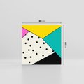 Obraz na płótnie 80x80 - Wesołe Geometryczne Kształty - geometryczne kształty, abstrakcja