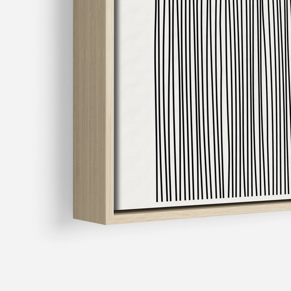 Obraz w ramie 80x120 - Słoneczne Odbicia - geometria, żółte koło - rama drewno