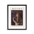 Plakat w ramie 30x40 - Reprodukcja A.Mucha - Mucha, plakat z reprodukcją - rama czarna