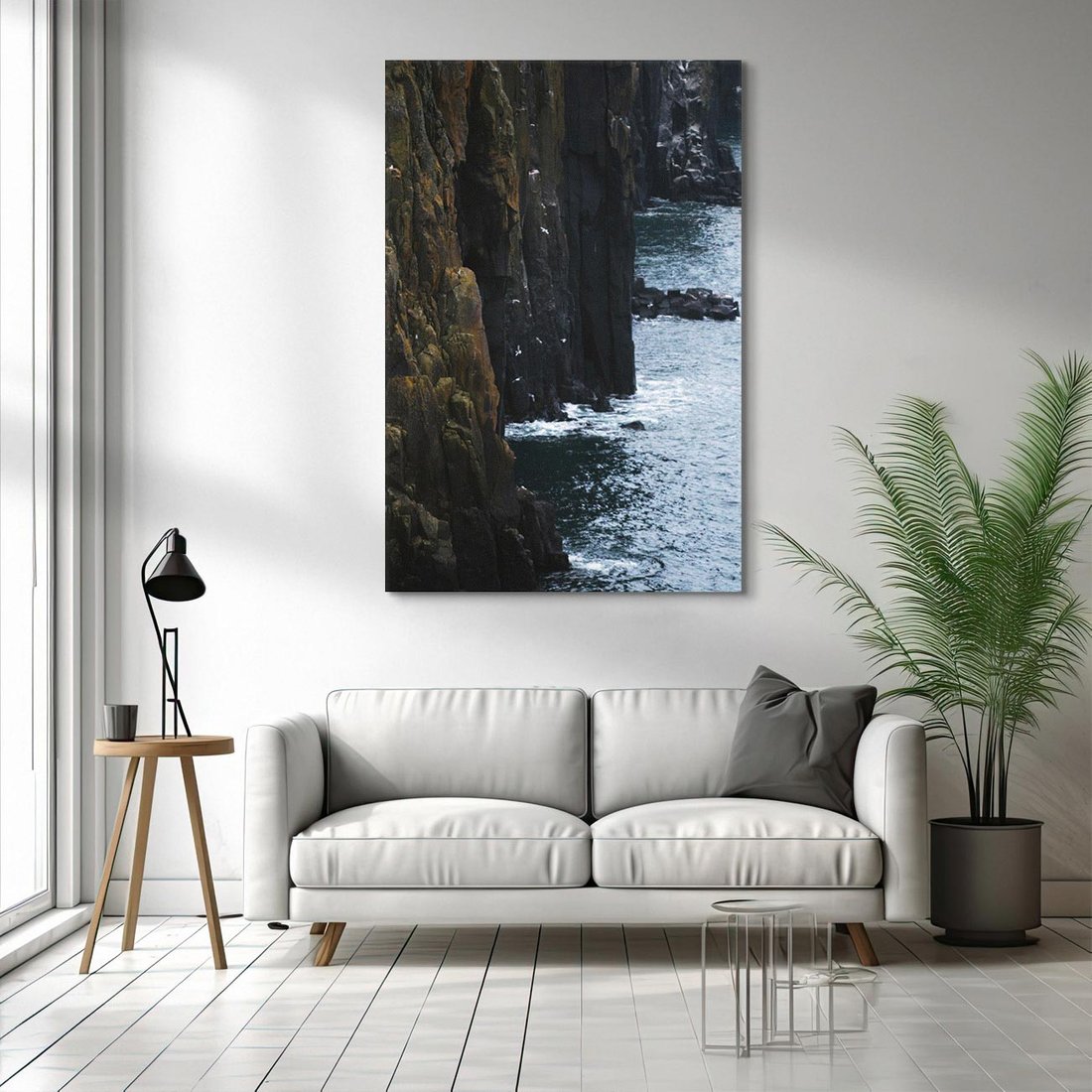 Obraz na płótnie 80x120 - Piękno norweskich krajobrazów - fiordy, morze