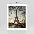 Plakat bez ramy 40x50 - Uroczystość w Paryżu - Paryż, wieża