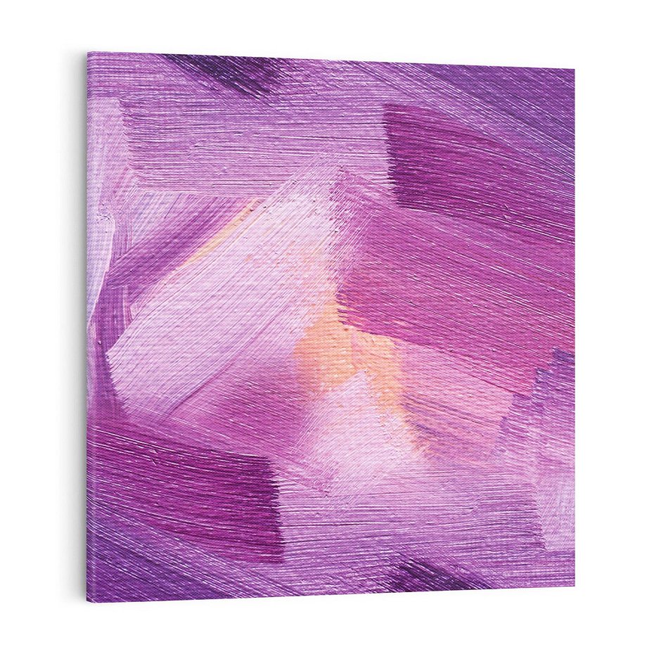 Obraz na płótnie 70x70 - Abstrakcyjna gra kolorów - abstrakcja, akwarela