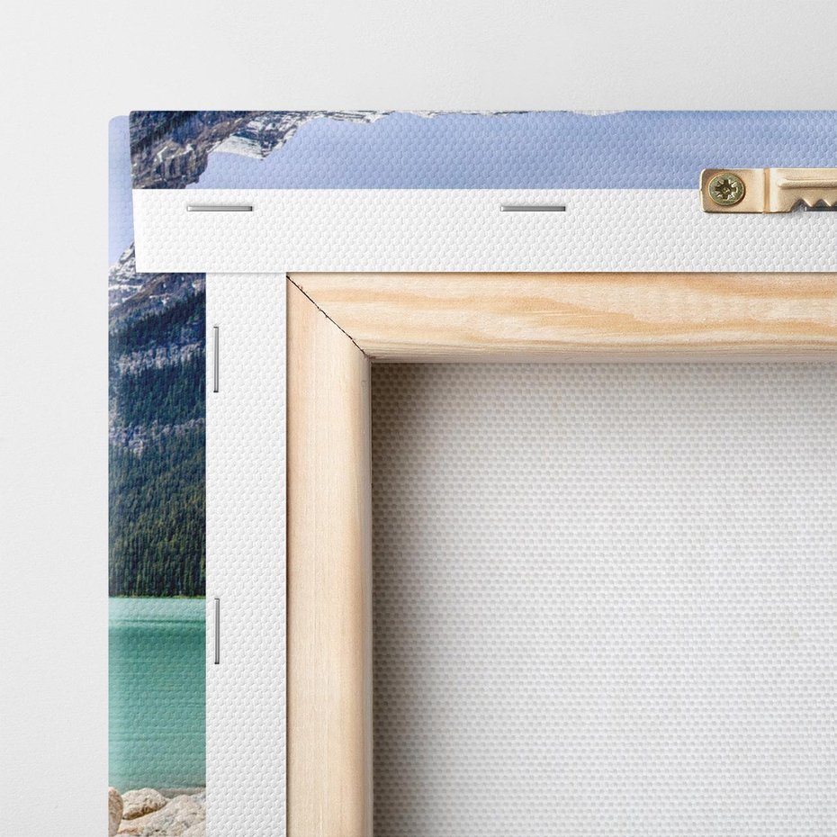 Obraz na płótnie 70x100 - Górskie jezioro - spokój i piękno - jezioro, górskie