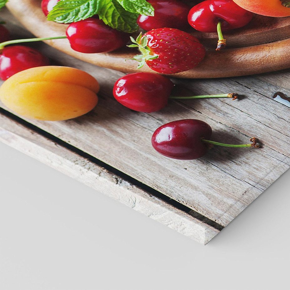 Obraz na płótnie 80x120 - Owoce w restauracji artystycznie - owoce, restauracja