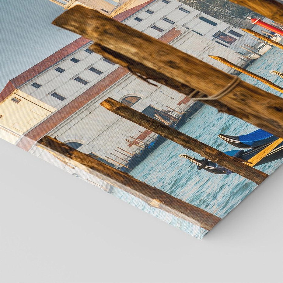 Obraz na płótnie 100x50 - Urok Wenecji - fotografia, przystań w Wenecji