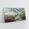 Obraz na płótnie 100x50 - Góry, Ścieżka, Kwiaty - Spacer wśród Przyrody - góry, ścieżka