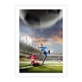 Plakat bez ramy 21x30 - Ekscytacja Sportowego Świata - gol, mecz