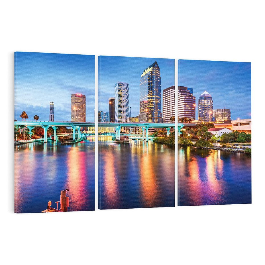 Obraz na płótnie 120x80 - Perła Florydy USA - Tampa, Floryda