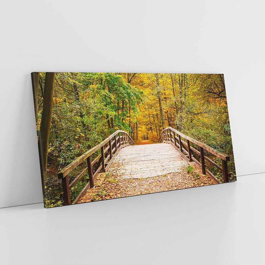 Obraz na płótnie 120x60 - Spacer Ścieżką w Las - ścieżka, spacer