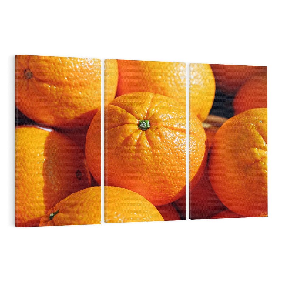 Obraz na płótnie 120x80 - Pomarańcze Owoce - pomarańcze, owoce