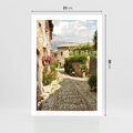 Plakat bez ramy 21x30 - Włoskie Uliczki - włoska, uliczka