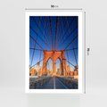 Plakat bez ramy 50x70 - Most architektoniczne arcydzieło - most, architektura